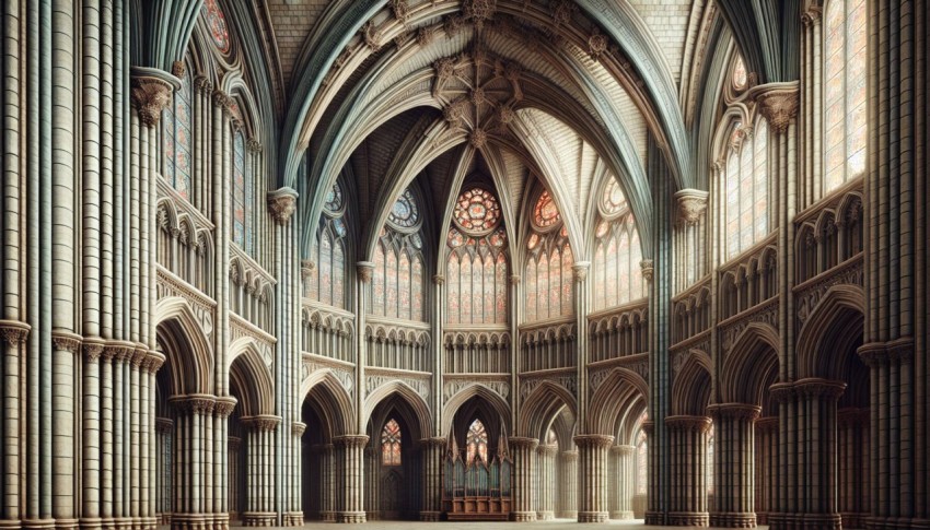 Photograph the intricate details of Gothic cathedral architecture 5