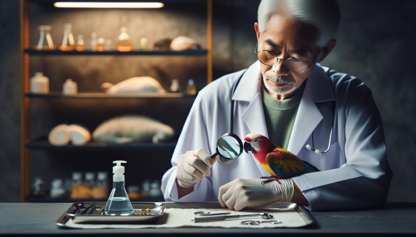 Feathered Friend in Care A Bird's Veterinary Visit