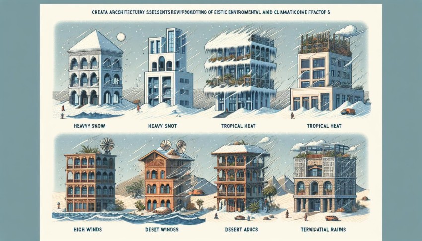 Climate Influence Architectural Responses to Environmental Factors