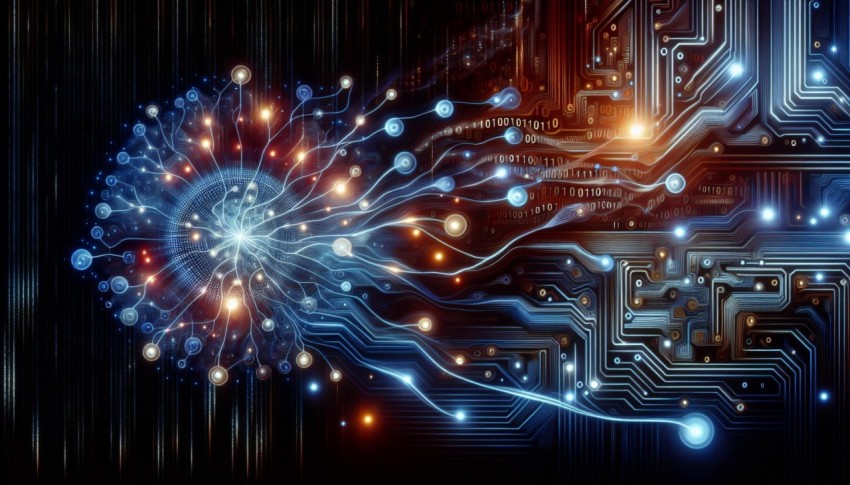 Digital Pulse Technology Background Texture