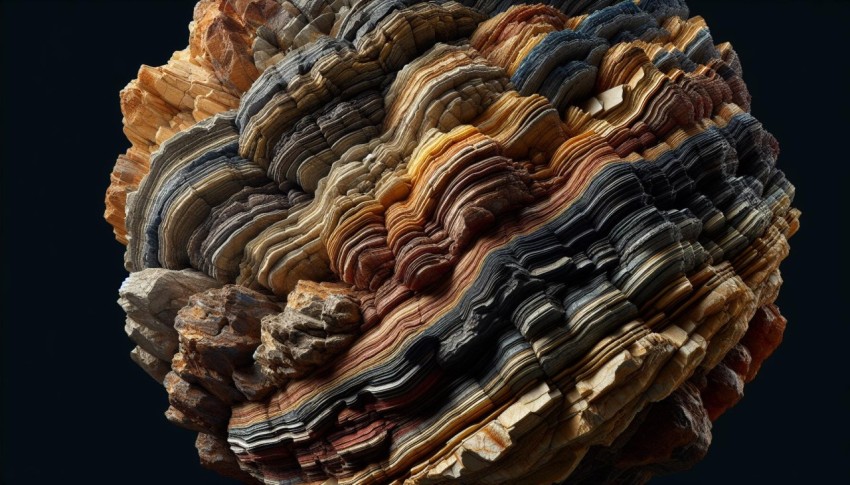 Earthen Layers Rock Background Texture
