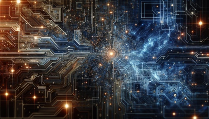 Circuitry Weave Visualizing the Digital Connectivity Network