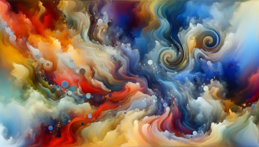 Abstract Impressions The Dance of Color and Form