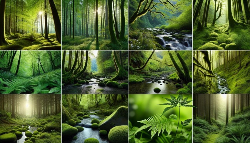 Green Sanctuary The Photographic Homage to Nature's Palette