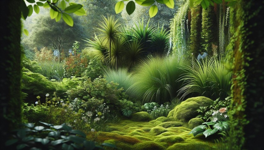 Garden Whispers The Subtle Textures of Nature’s Greenery