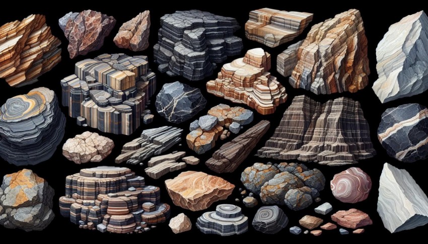 Textured Terrain Exploring the Varied Surfaces of Rock