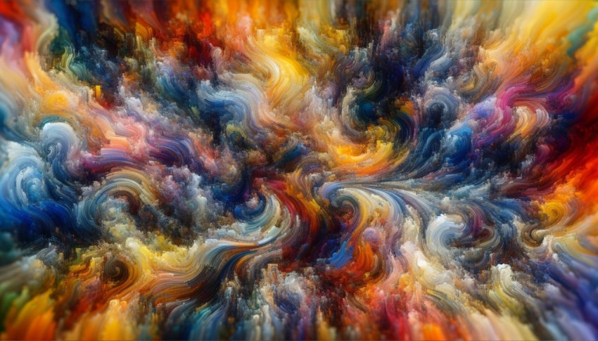 Palette of Dreams Abstract Expressions in Color and Light