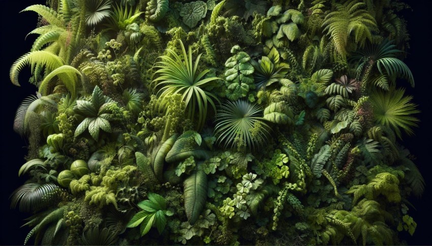 Emerald Embrace Exploring the Vibrant Textures of the Natural World
