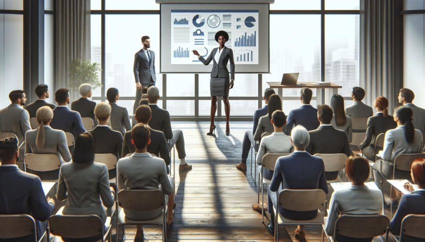 Captivating Business Presentation A Photorealistic Study
