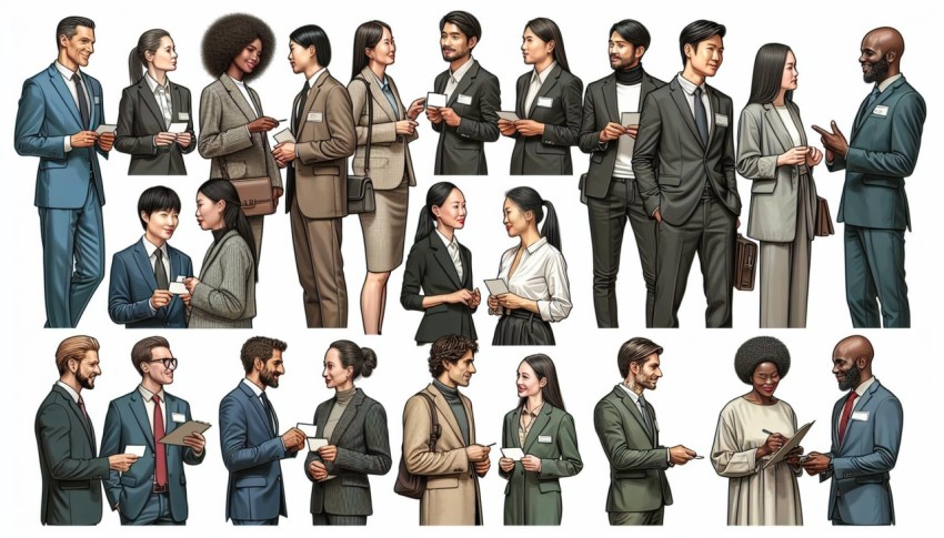 Networking Success Realistic Interactions in Business Environments
