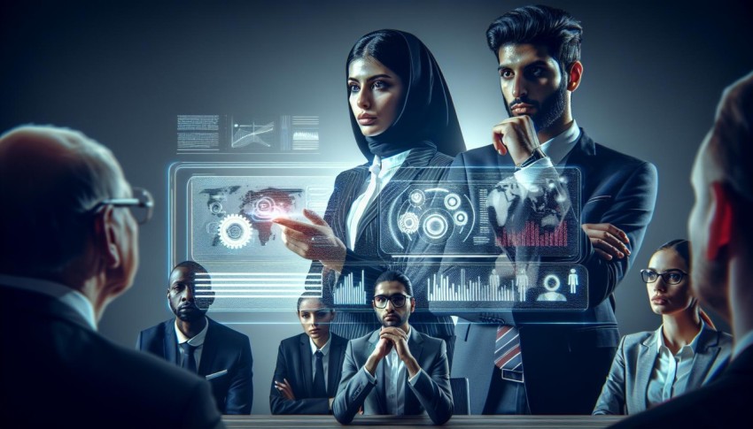 High Stakes Business Presentation A Study in Photorealism