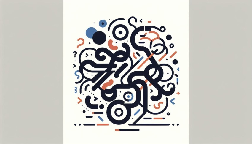 ความสับสน Confusion พื้นหลังขาว graphic white background