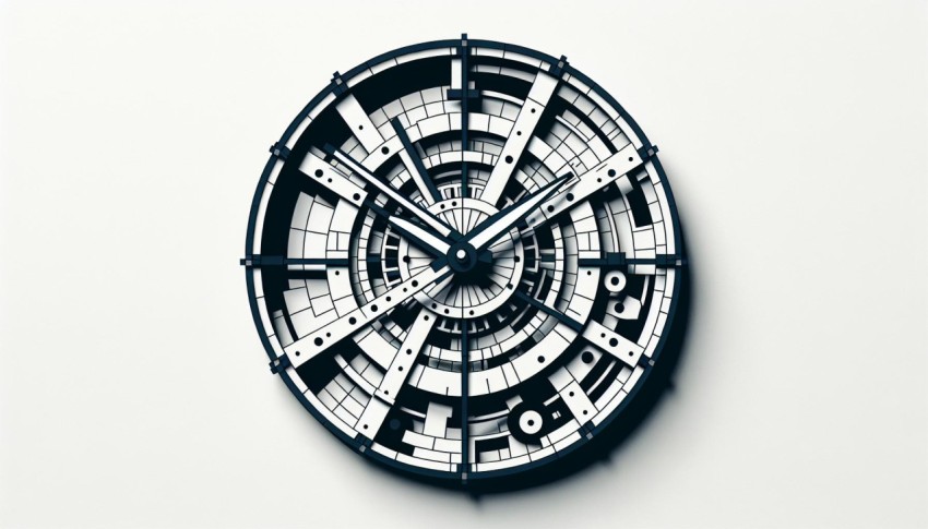 นาฬิกา Watch พื้นหลังขาว graphic white background