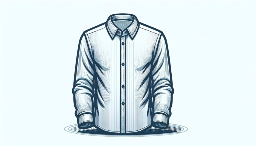 เสื้อเชิ้ต Shirt พื้นหลังขาว graphic white background