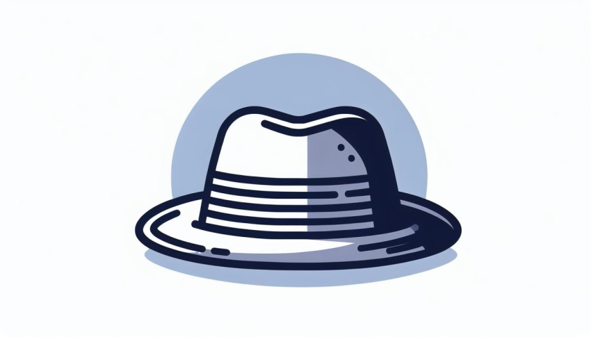 หมวก Hat พื้นหลังขาว graphic white background