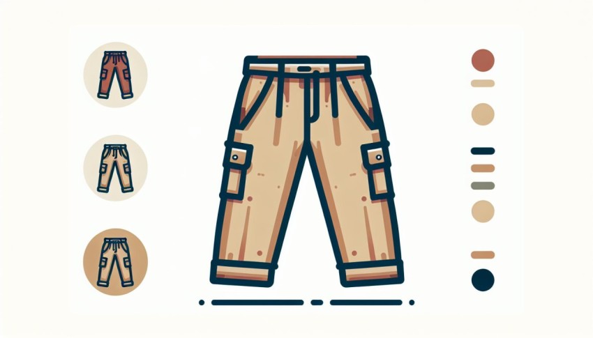 กางเกง Pants พื้นหลังขาว graphic white background
