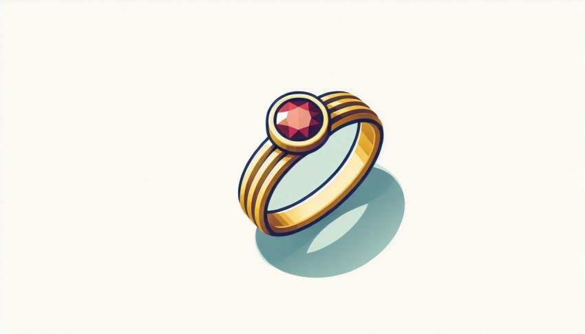 แหวน Ring พื้นหลังขาว graphic white background
