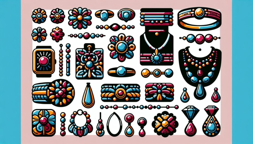 เครื่องประดับ Jewelry พื้นหลังขาว graphic white background