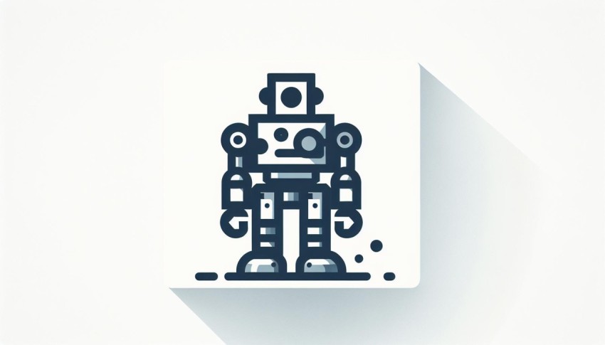 หุ่นยนต์ Robot พื้นหลังขาว graphic white background