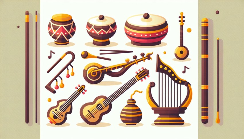 เพลงไทย Thai Music พื้นหลังขาว graphic white background