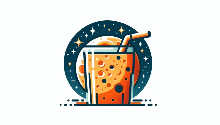 fullmoon เครื่องดื่ม Fullmoon Drinks พื้นหลังขาว graphic white background