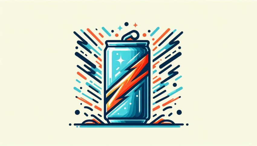 energy เครื่องดื่ม Energy Drinks พื้นหลังขาว graphic white background