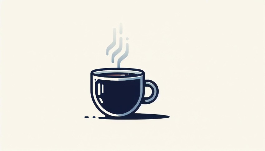 กาแฟ Coffee พื้นหลังขาว graphic white background