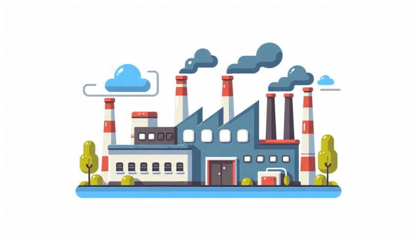 ออดิท โรงงาน คือ Factory Audit พื้นหลังขาว graphic white background