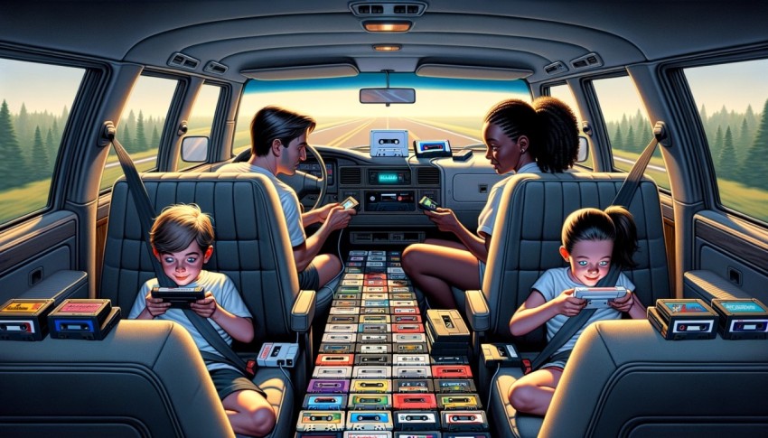 90s vehicles and transportation with a vintage-modern feel