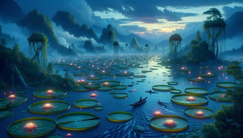 Rivers and lakes are important sources of water that support animal and plant life in many parts of the world.