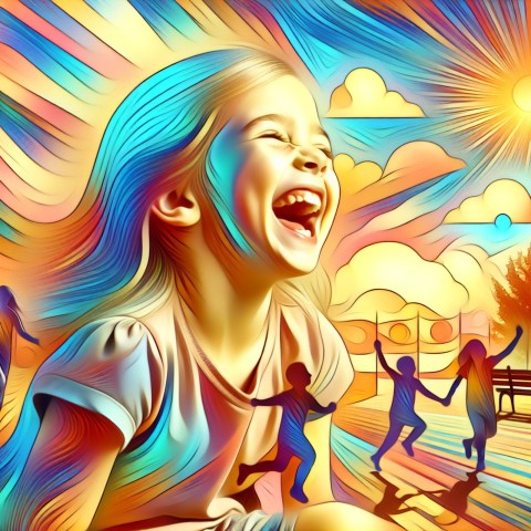 Capture the essence of joy in a child's laughter 4